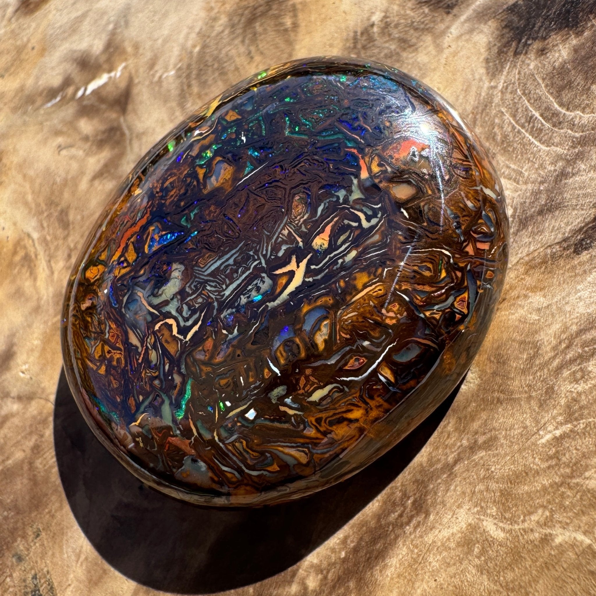 93ct Winton Queensland Boulder Opal | Solid Australian Opal | Hand-Cut