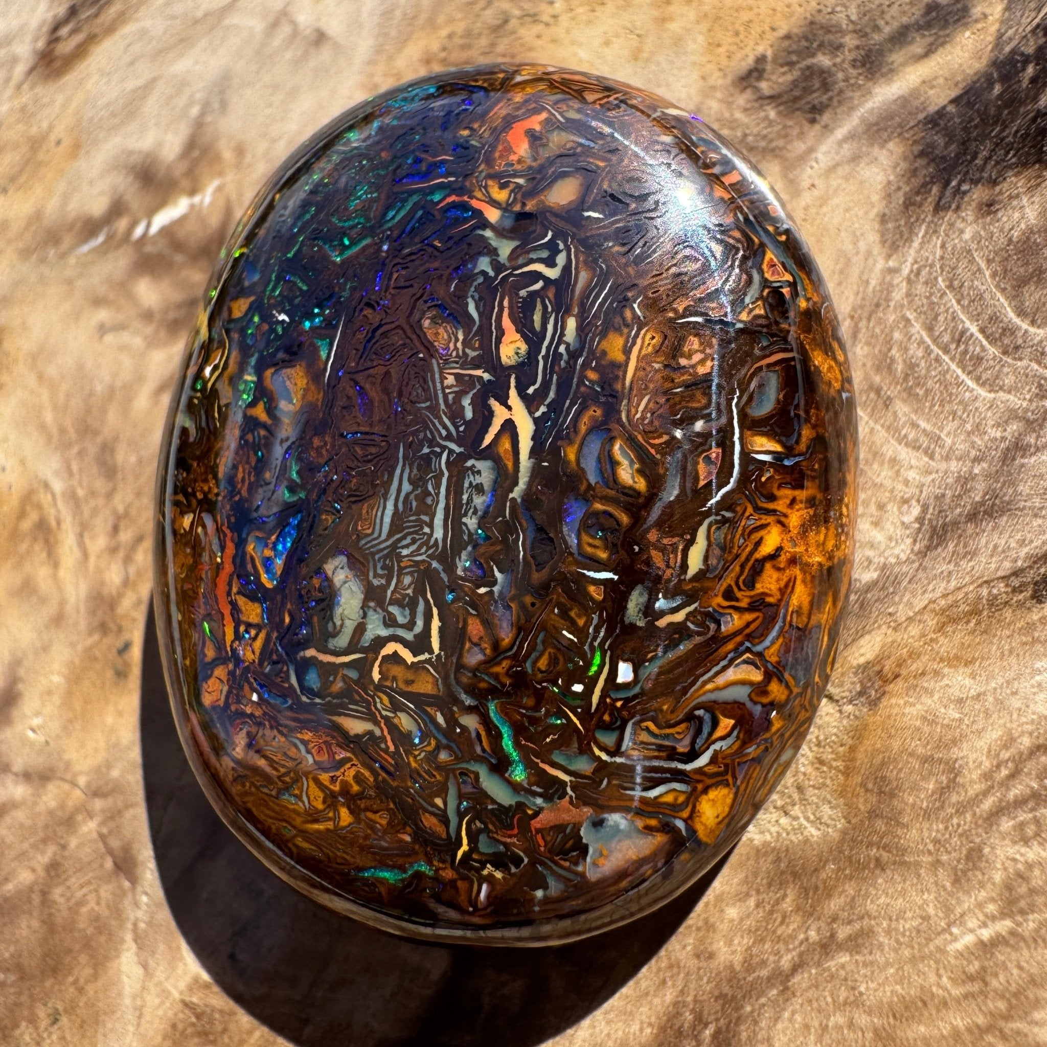 93ct Winton Queensland Boulder Opal | Solid Australian Opal | Hand-Cut