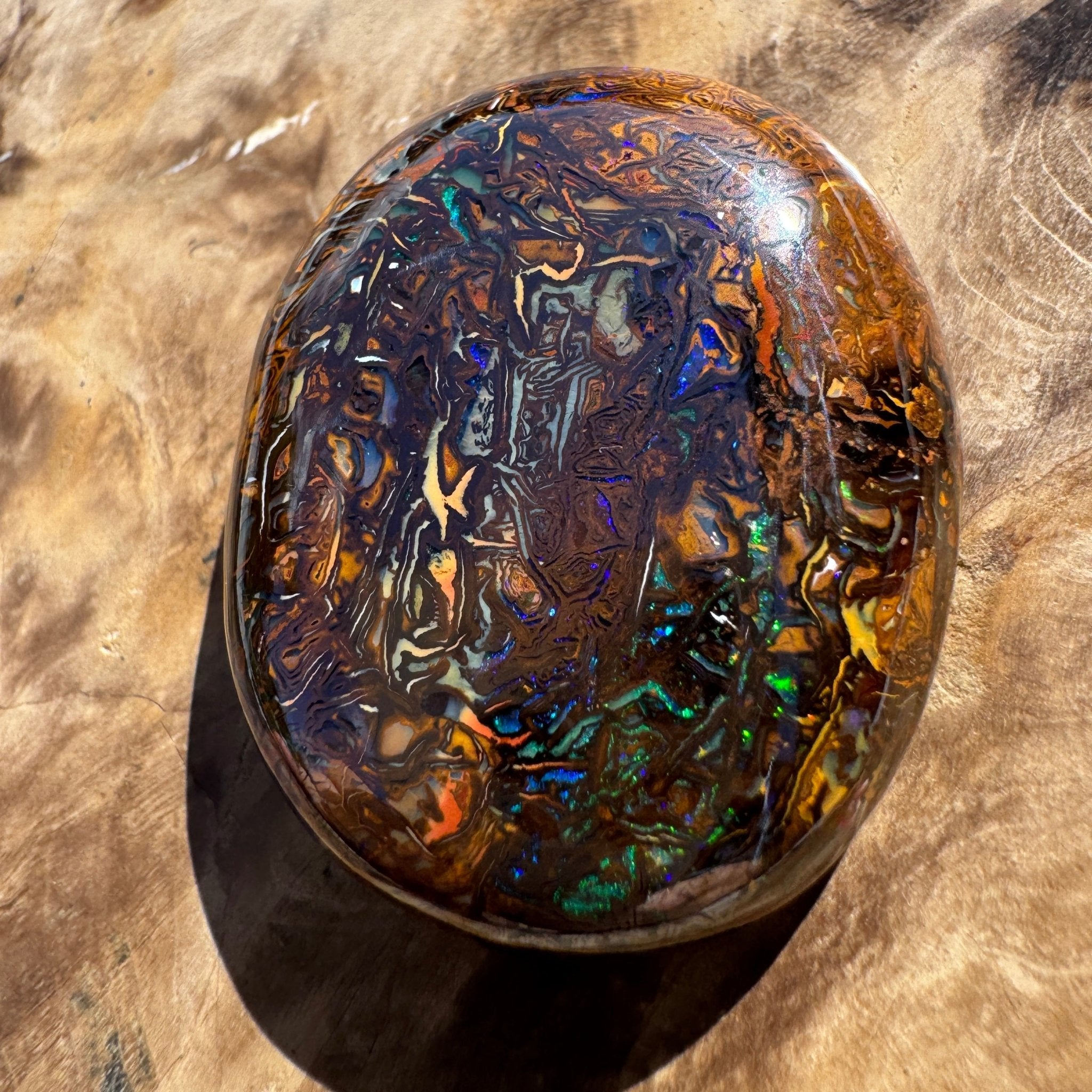 93ct Winton Queensland Boulder Opal | Solid Australian Opal | Hand-Cut