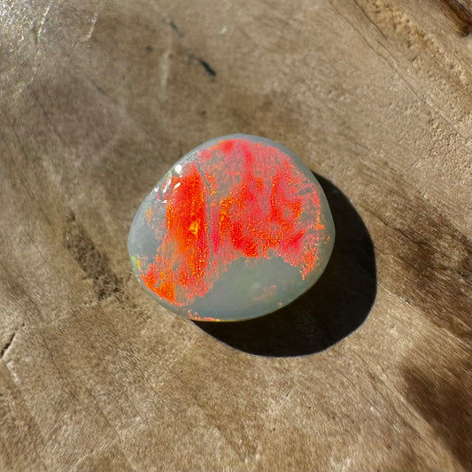 Lightning Ridge Opal Fire Stone Red 1.1 Carat Solid Hand-Cut Luxury - Iona Opal Australia