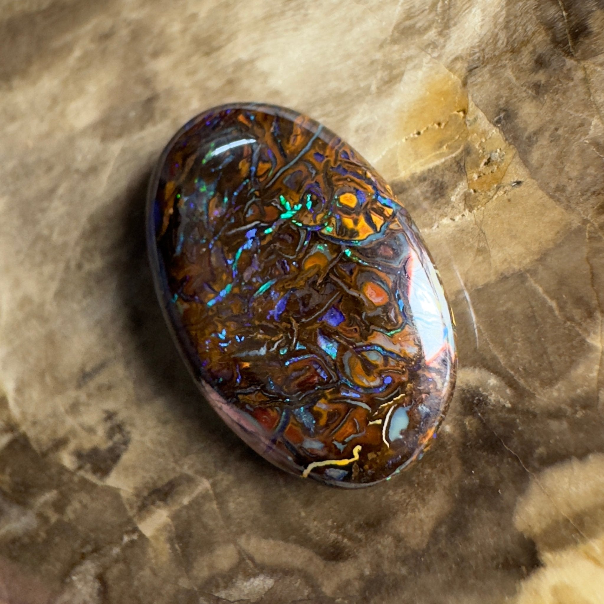 9.7ct Solid Queensland Boulder Opal