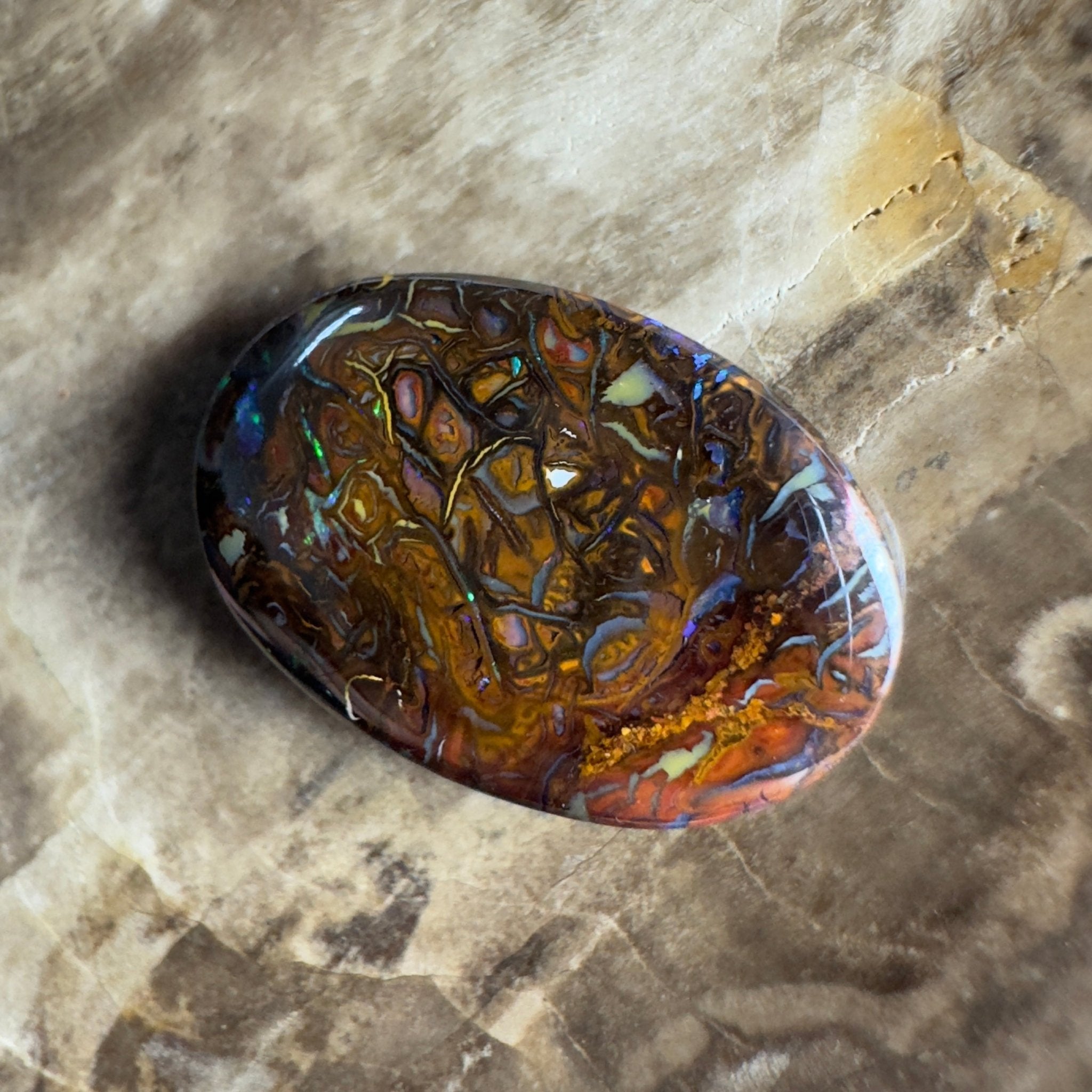9.7ct Solid Queensland Boulder Opal