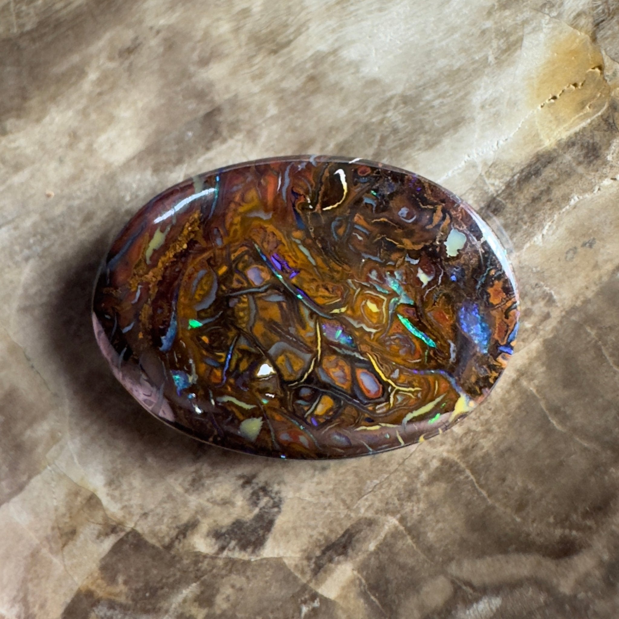 9.7ct Solid Queensland Boulder Opal