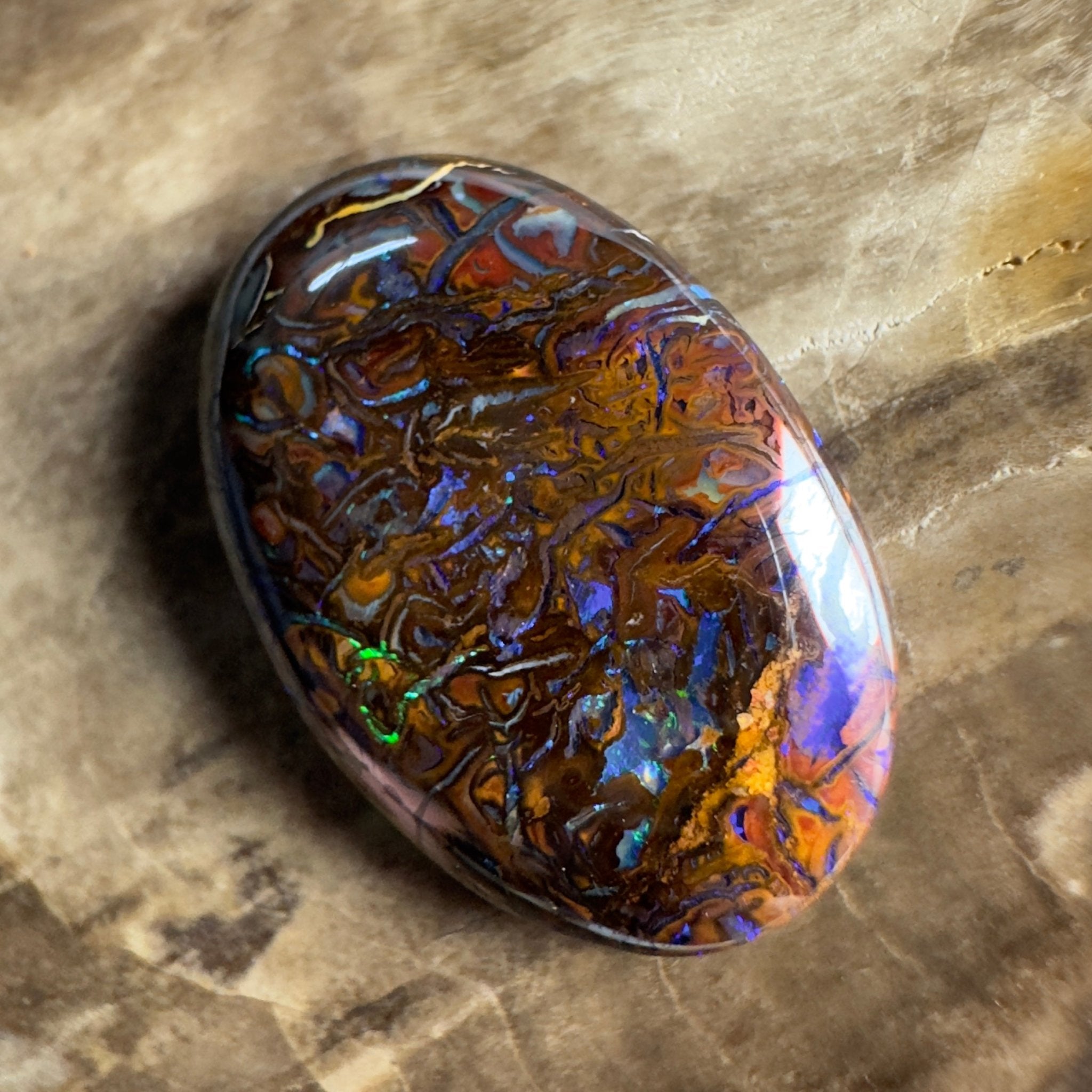 9.7ct Solid Queensland Boulder Opal