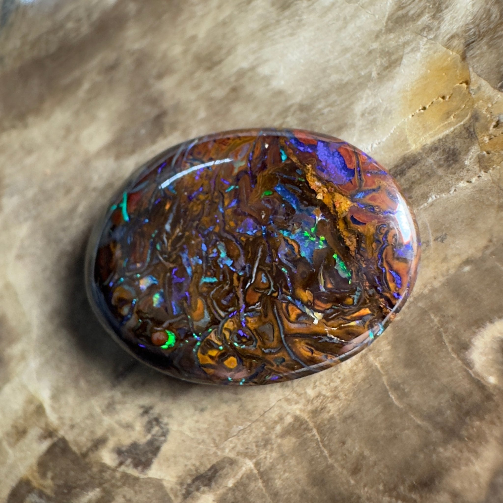 9.7ct Solid Queensland Boulder Opal