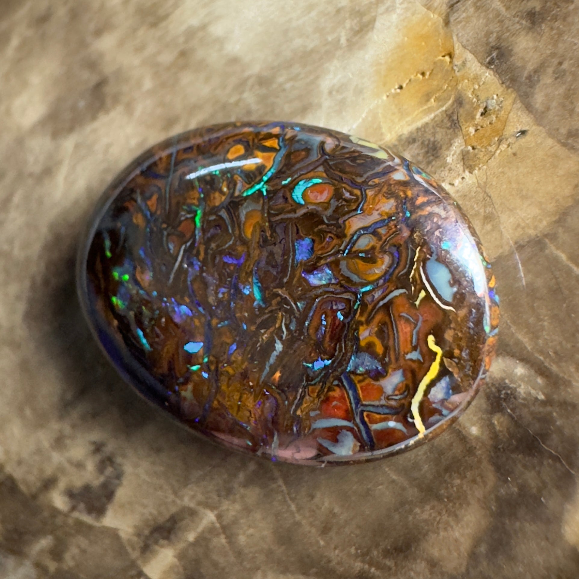 9.7ct Solid Queensland Boulder Opal