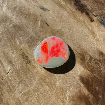 Lightning Ridge Opal Fire Stone Red 1.1 Carat Solid Hand-Cut Luxury - Iona Opal Australia