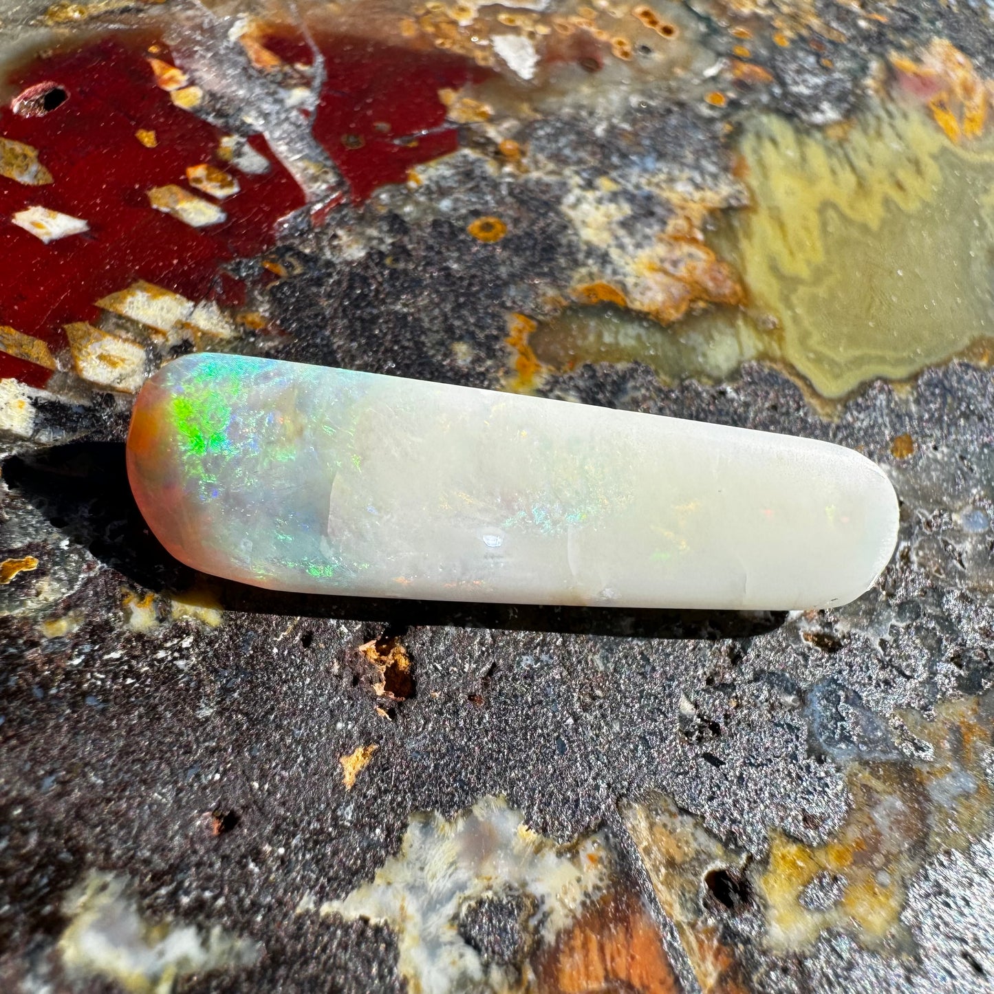 Australian Coober Pedy Belemnite Opal (Squid) 7.2carat Solid Hand Cut Luxury - Iona Opal Australia