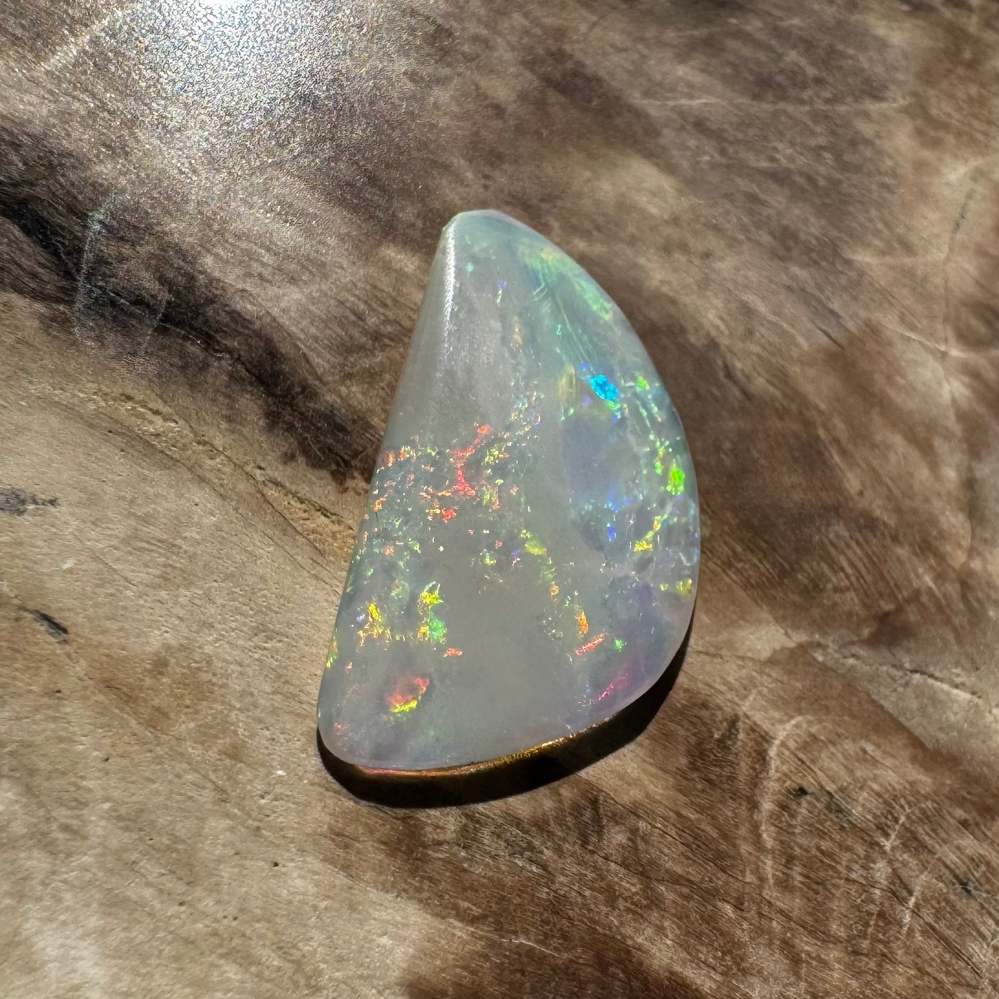 Lightning Ridge Semi Black Opal 3.0carat Solid Hand-Cut Luxury - Iona Opal Australia