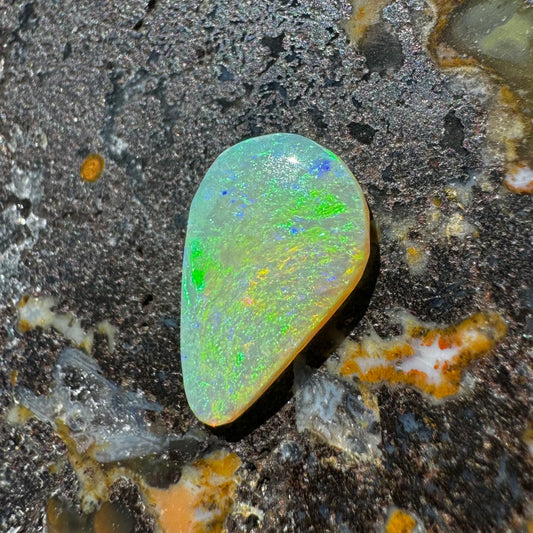 Australian Coober Pedy Opal 1.1carat Solid Hand Cut Luxury - Iona Opal Australia