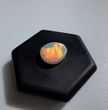 Australian Lightning Ridge Opal Fire Stone Red 1.1 Carat Solid Hand Cut Luxury - Iona Opal Australia