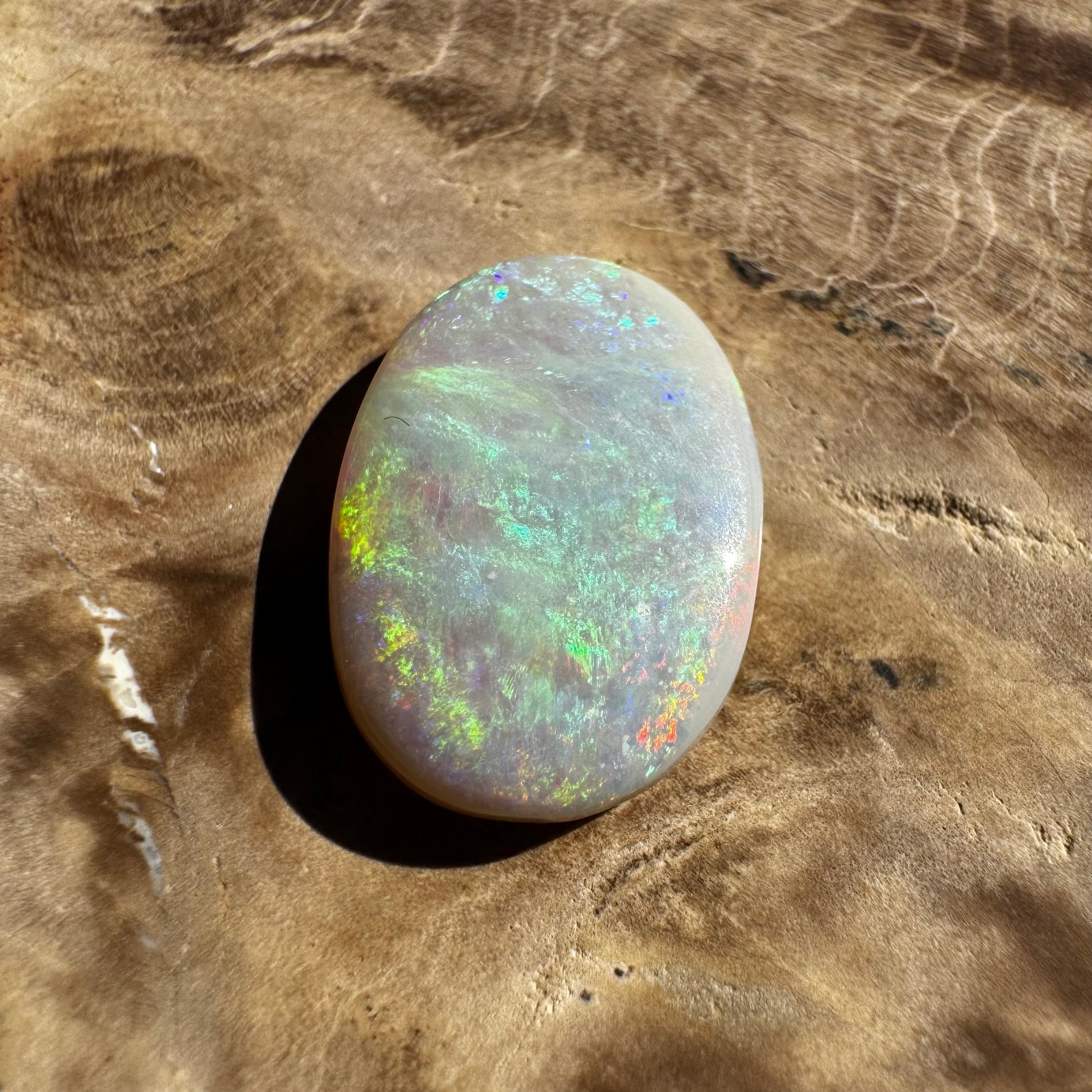 Lightning Ridge Semi Black Opal 4.7carat Solid Hand-Cut Luxury - Iona Opal Australia