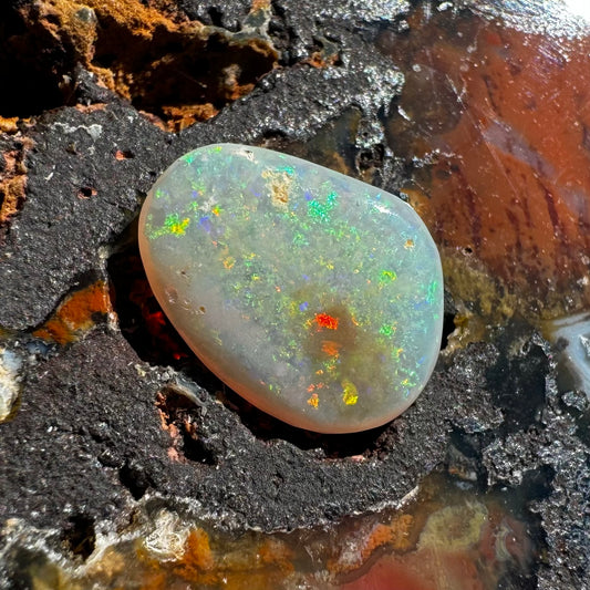 Coober Pedy Opal 2.4carat Solid Hand-Cut Luxury - Iona Opal Australia