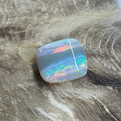 Lightning Ridge Semi Black Opal 3.5carat Solid Hand-Cut