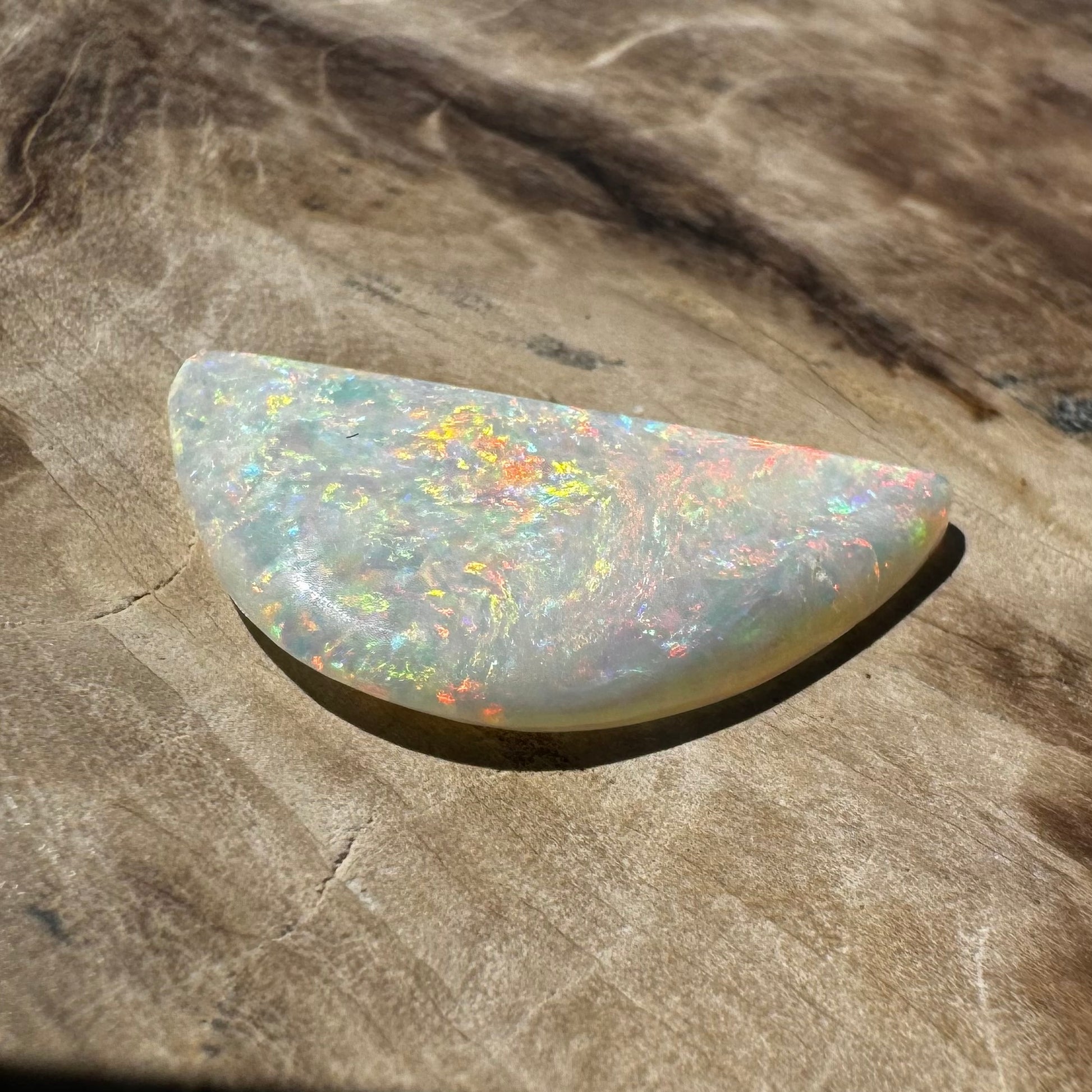 Australian Coober Pedy Opal 3.9carat Solid Hand Cut Luxury - Iona Opal Australia