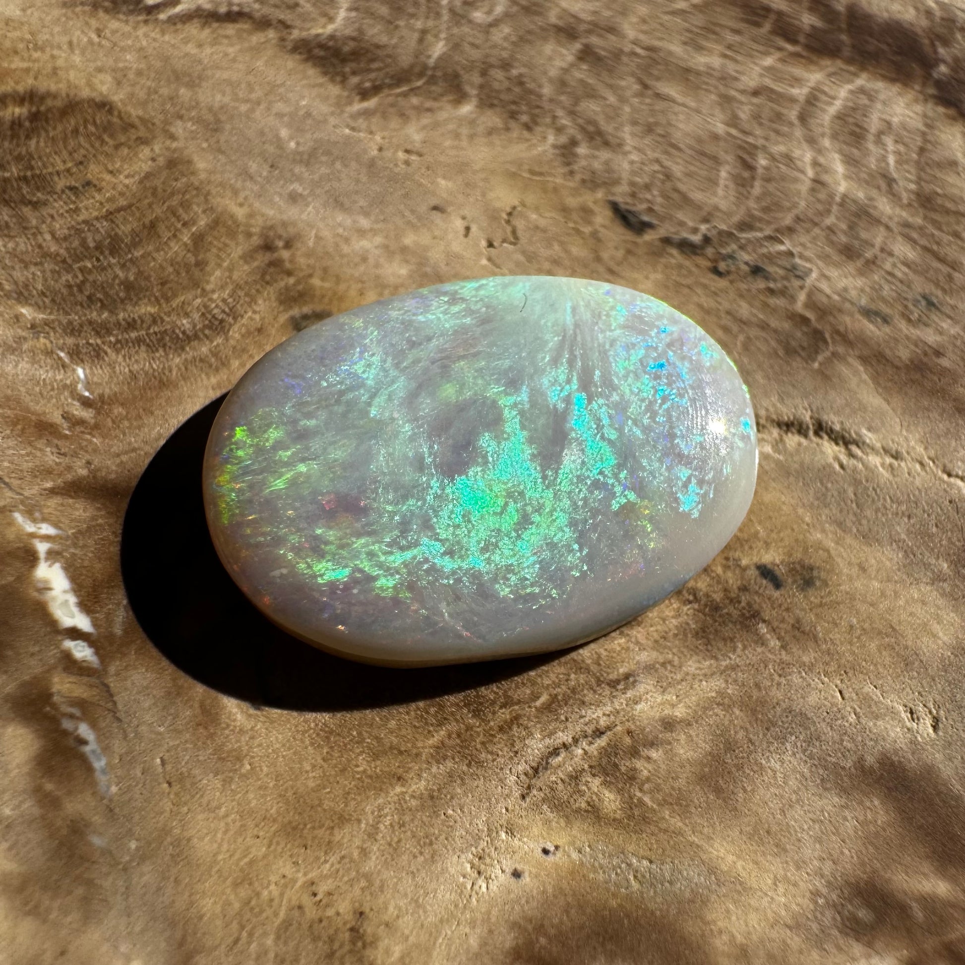 Lightning Ridge Semi Black Opal 4.7carat Solid Hand-Cut Luxury - Iona Opal Australia