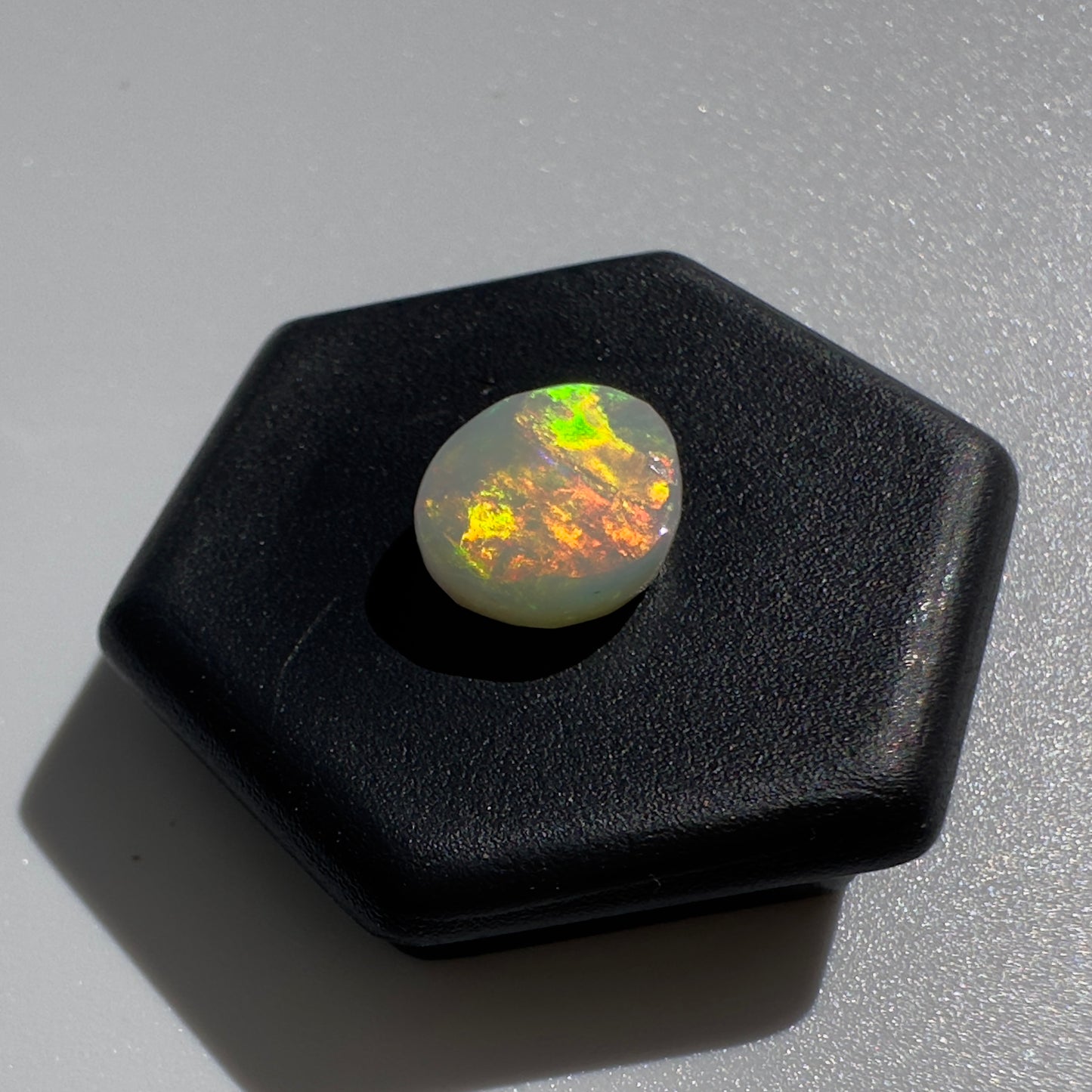 Australian Lightning Ridge Opal Fire Stone Red 1.1 Carat Solid Hand Cut Luxury - Iona Opal Australia