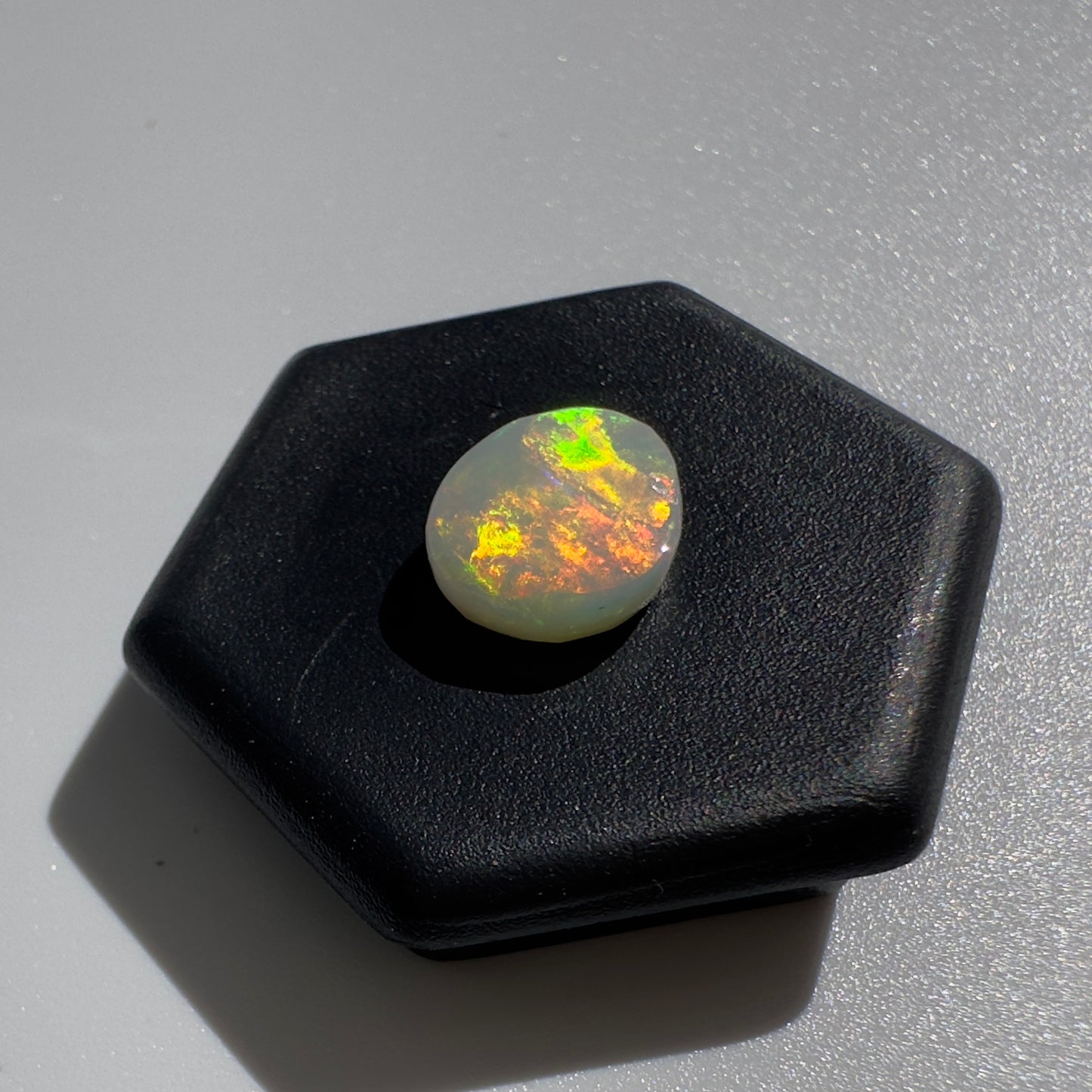 Australian Lightning Ridge Opal Fire Stone Red 1.1 Carat Solid Hand Cut Luxury - Iona Opal Australia