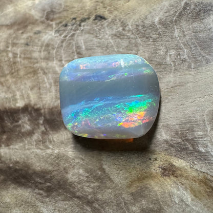 Lightning Ridge Semi Black Opal 3.5carat Solid Hand-Cut