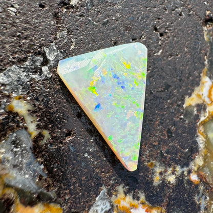 Australian Coober Pedy Opal 1.3carat Solid Hand Cut Luxury - Iona Opal Australia