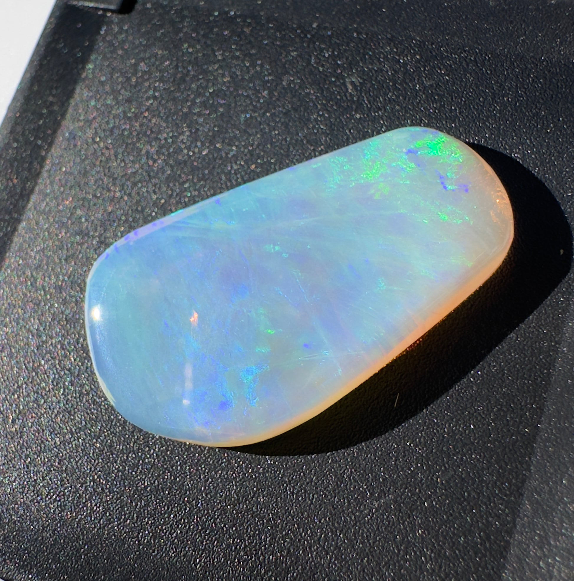 Australian Coober Pedy Crystal Opal 7.8carat Solid Hand Cut Luxury - Iona Opal Australia