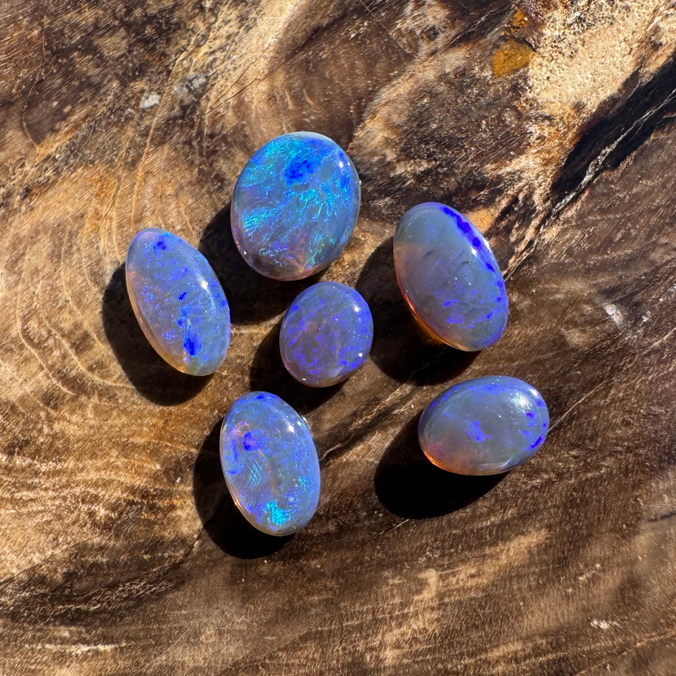 3.1ct Lightning Ridge Opal Parcel | Solid Australian Opal | Hand-Cut