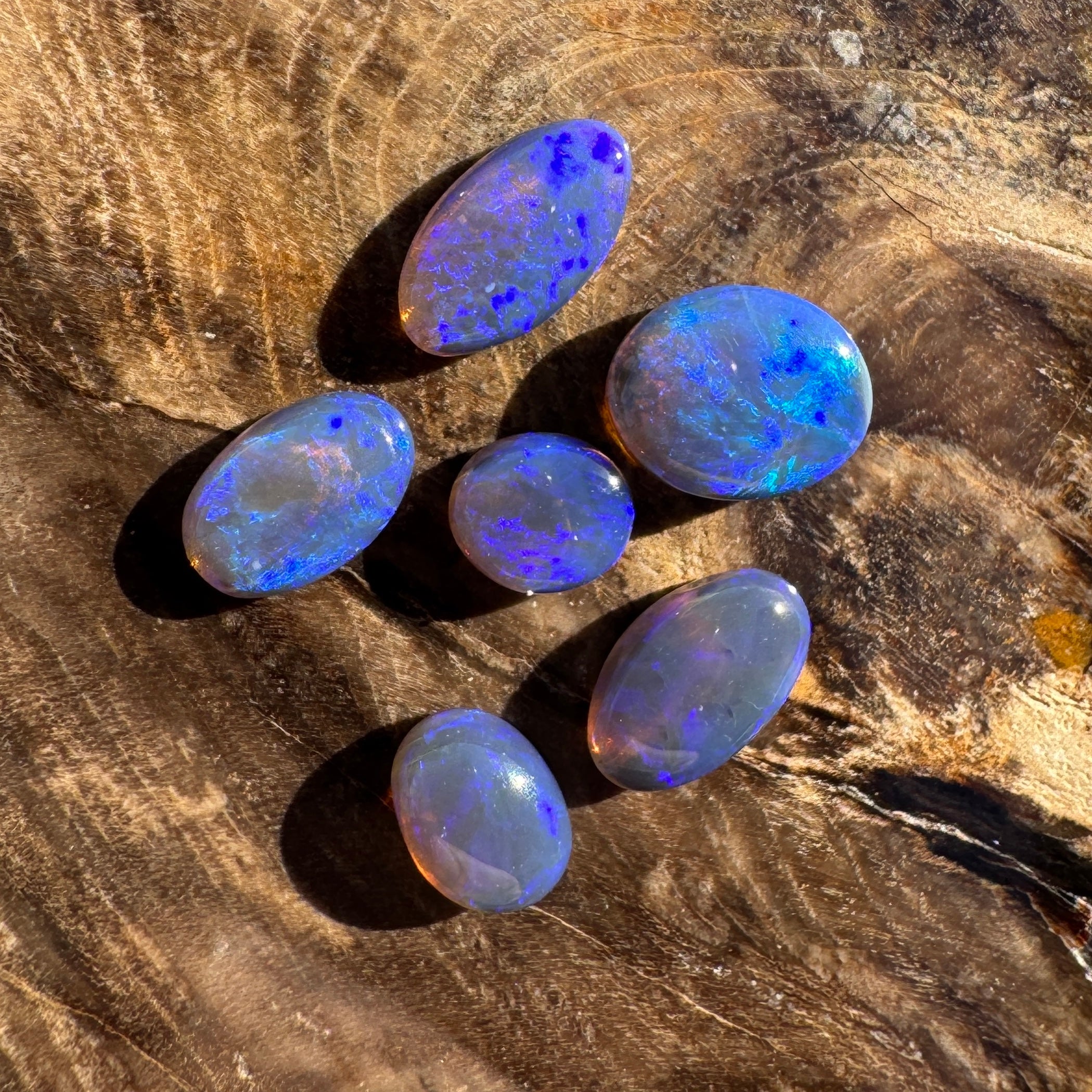3.1ct Lightning Ridge Opal Parcel | Solid Australian Opal | Hand-Cut