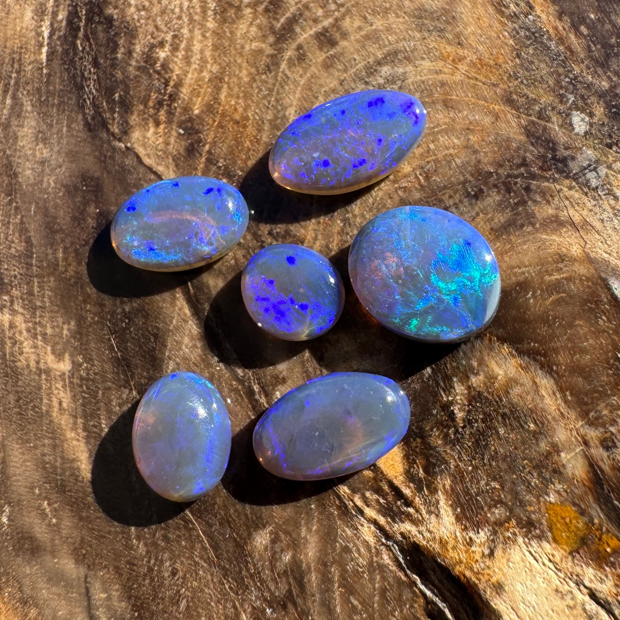 3.1ct Lightning Ridge Opal Parcel | Solid Australian Opal | Hand-Cut