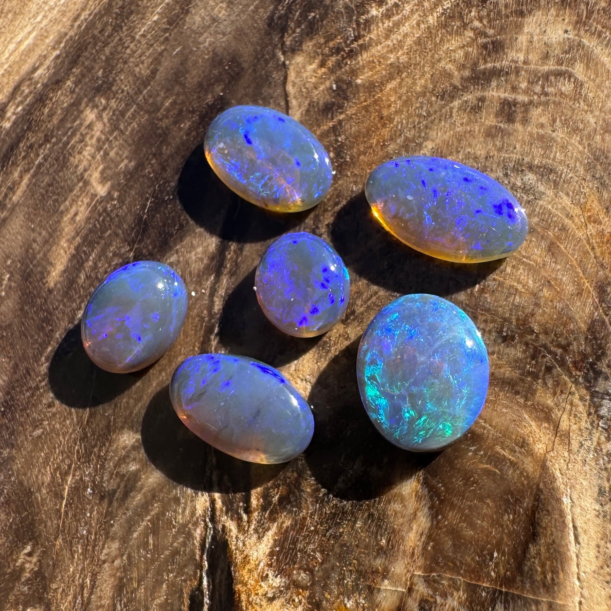 3.1ct Lightning Ridge Opal Parcel | Solid Australian Opal | Hand-Cut