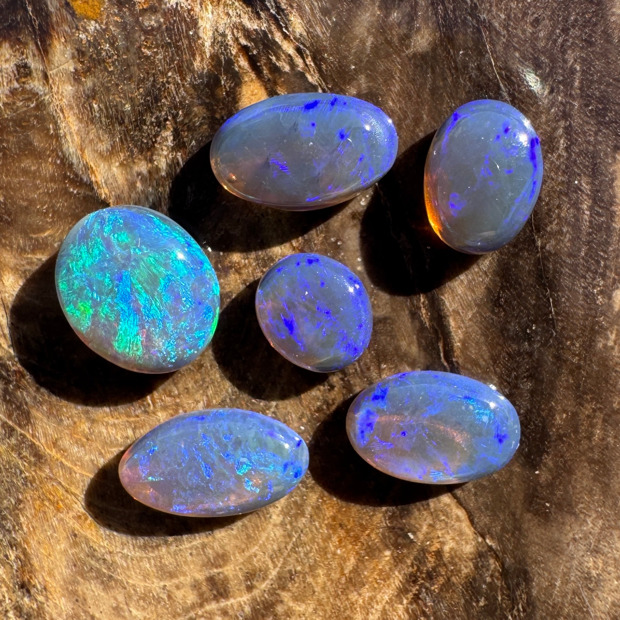 3.1ct Lightning Ridge Opal Parcel | Solid Australian Opal | Hand-Cut