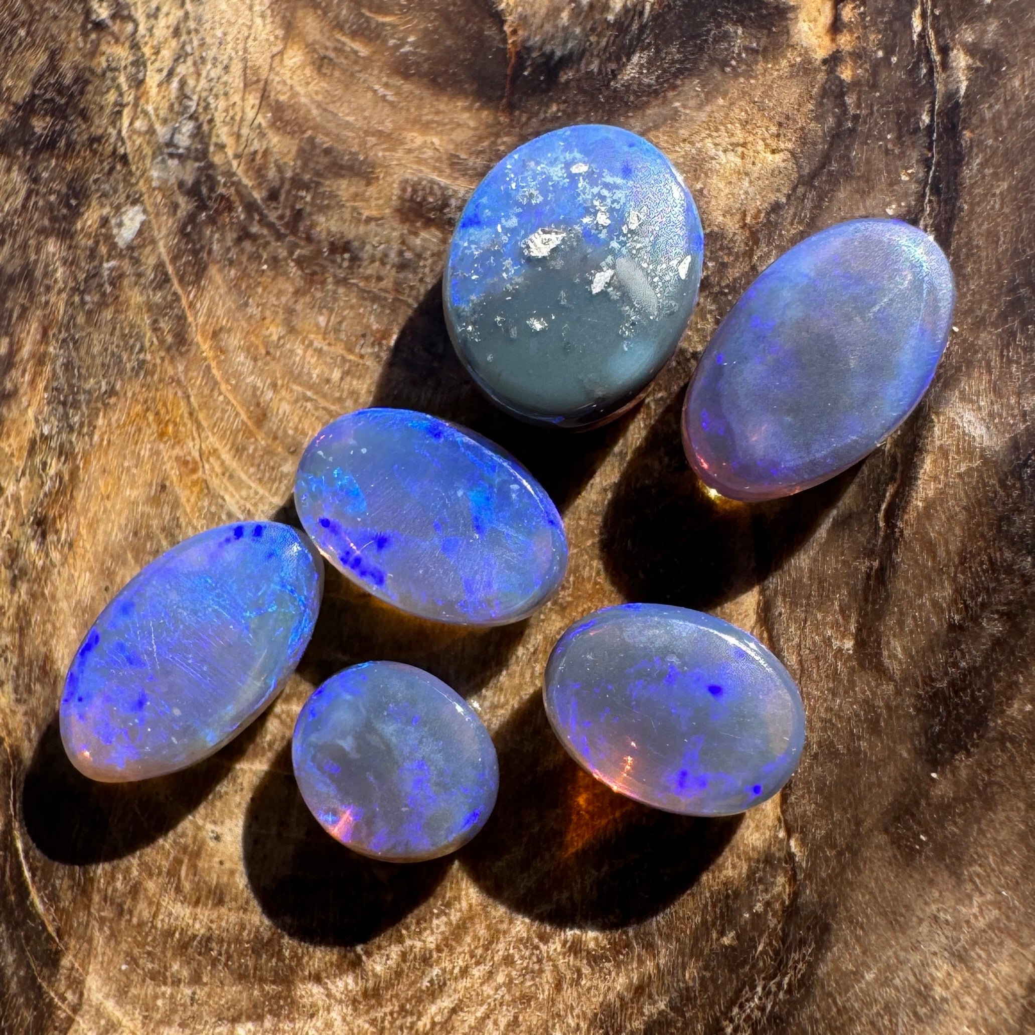 3.1ct Lightning Ridge Opal Parcel | Solid Australian Opal | Hand-Cut