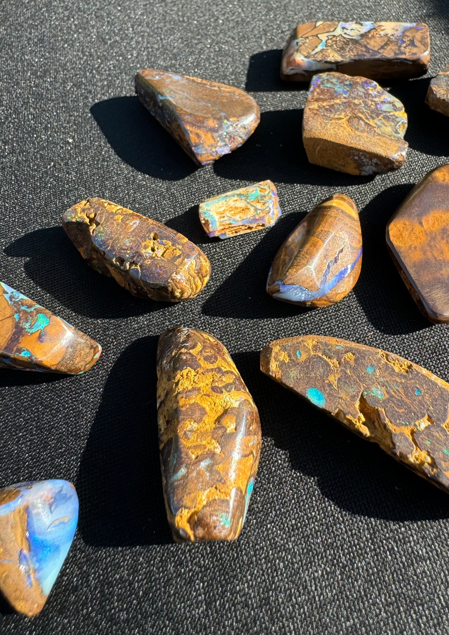 Winton Boulder Opal Hand-Cut Rub Parcel 572carats - Iona Opal Australia