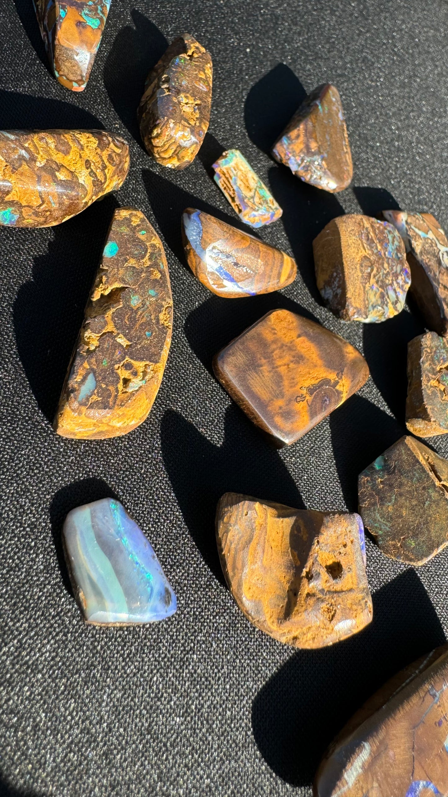 Winton Boulder Opal Hand-Cut Rub Parcel 572carats - Iona Opal Australia