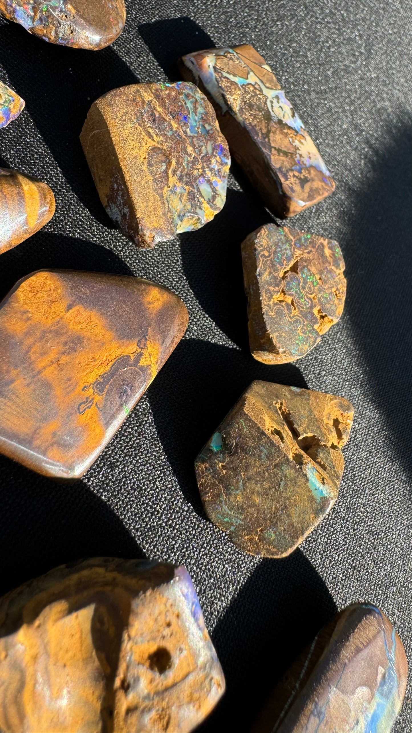 Winton Boulder Opal Hand-Cut Rub Parcel 572carats - Iona Opal Australia