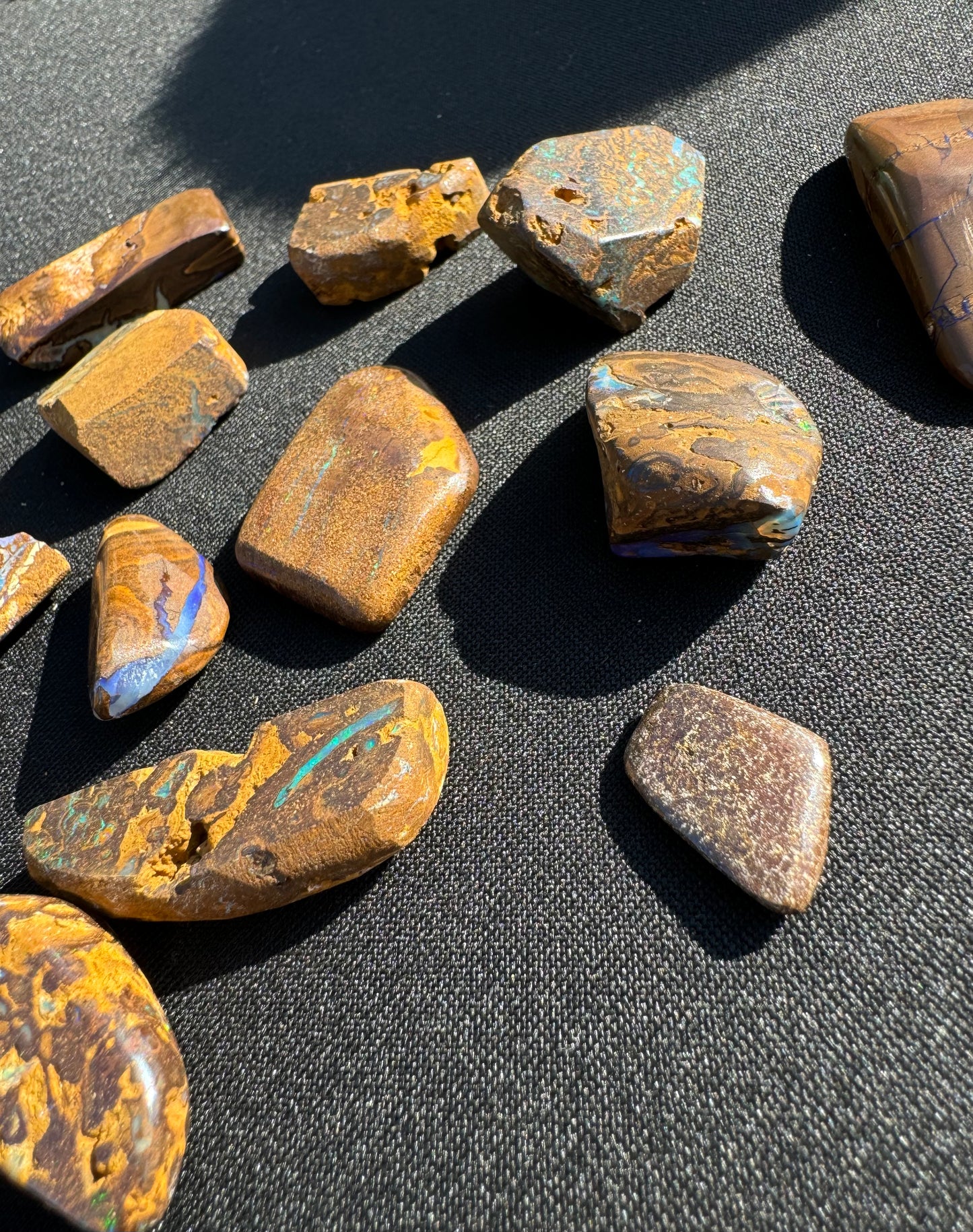 Winton Boulder Opal Hand-Cut Rub Parcel 572carats - Iona Opal Australia