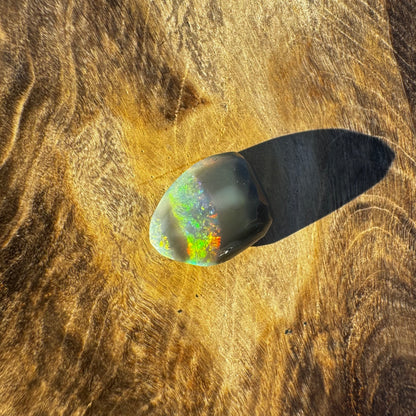 Lightning Ridge Opal Semi Black 1.0carat Solid Hand-Cut Luxury - Iona Opal Australia