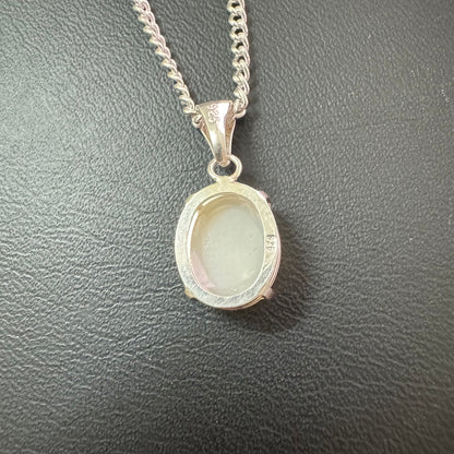 'Twilight Over the Plains' ~ Handcrafted 1.3ct Solid Coober Pedy Opal Sterling Silver Pendant Necklace - Iona Opal Australia