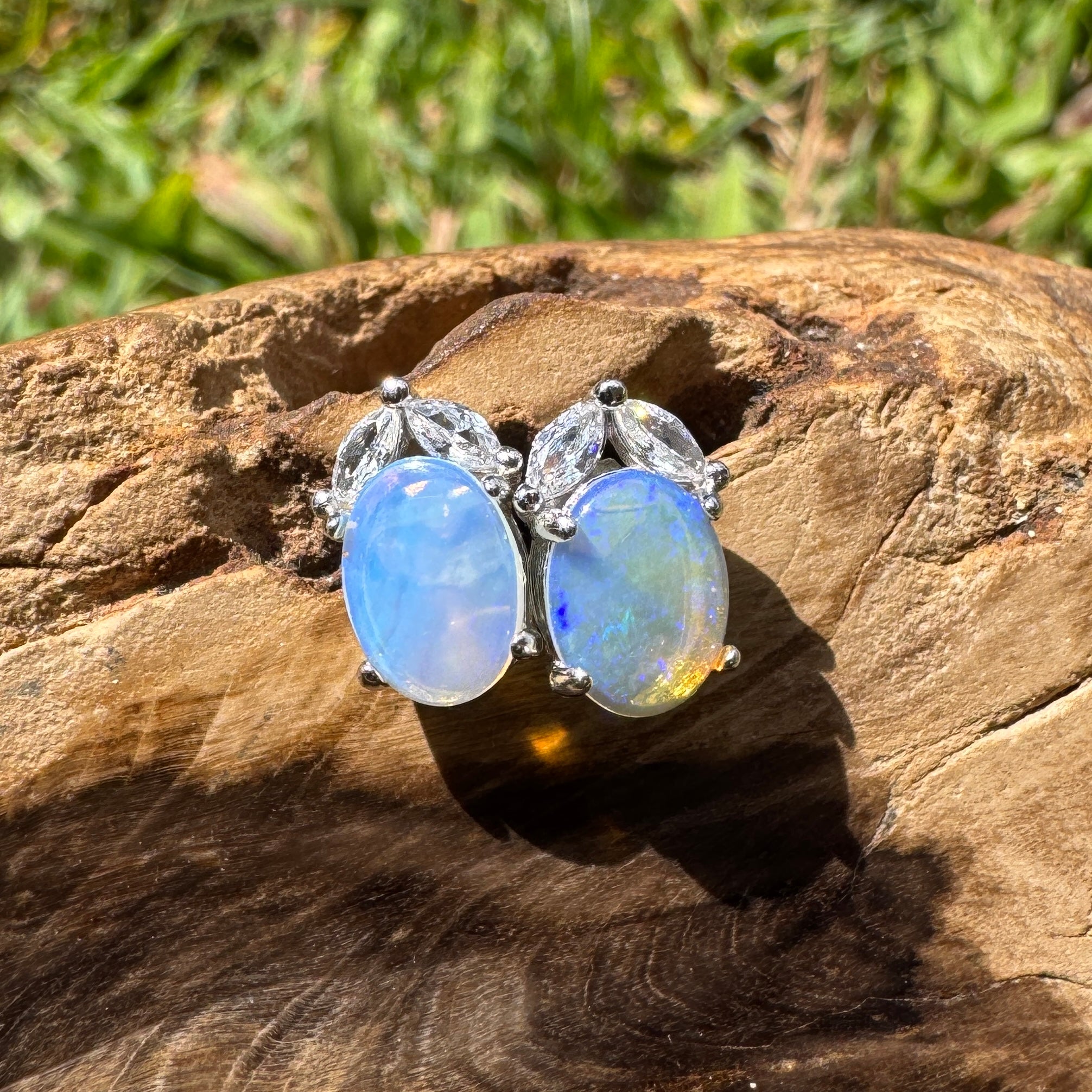 1.3ct Lightning Ridge Opal Earrings ~ 'Lake Griffin Grandeur' | 925 Sterling Silver | Solid Australian Opal (Copy)