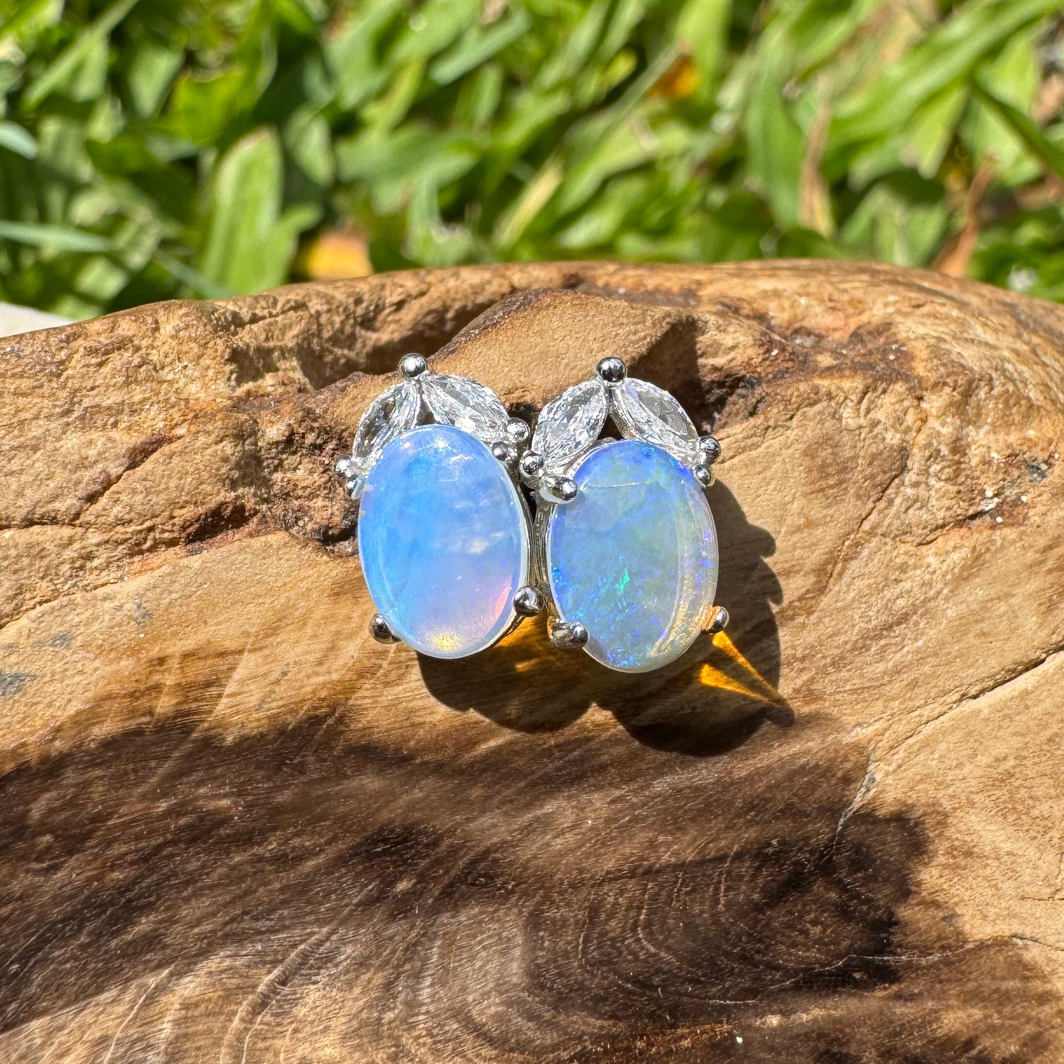 1.3ct Lightning Ridge Opal Earrings ~ 'Lake Griffin Grandeur' | 925 Sterling Silver | Solid Australian Opal (Copy)