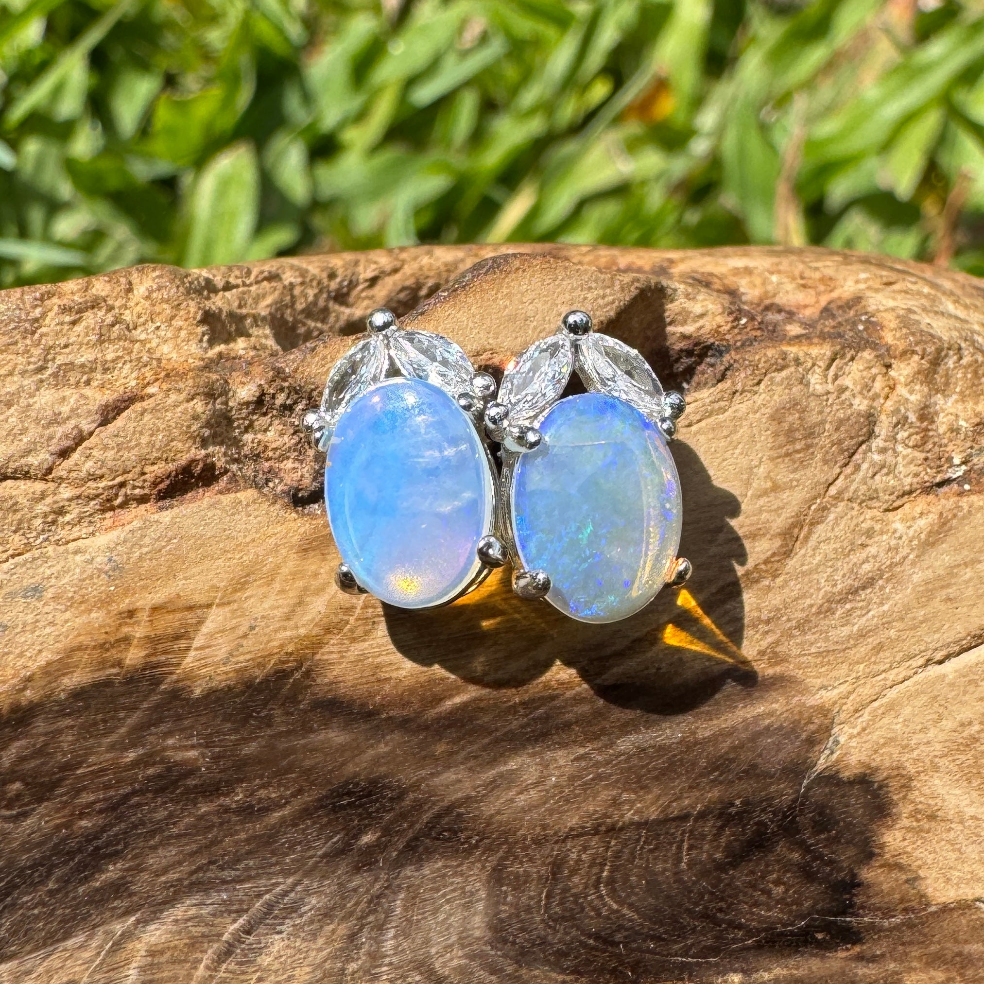 1.3ct Lightning Ridge Opal Earrings ~ 'Lake Griffin Grandeur' | 925 Sterling Silver | Solid Australian Opal (Copy)