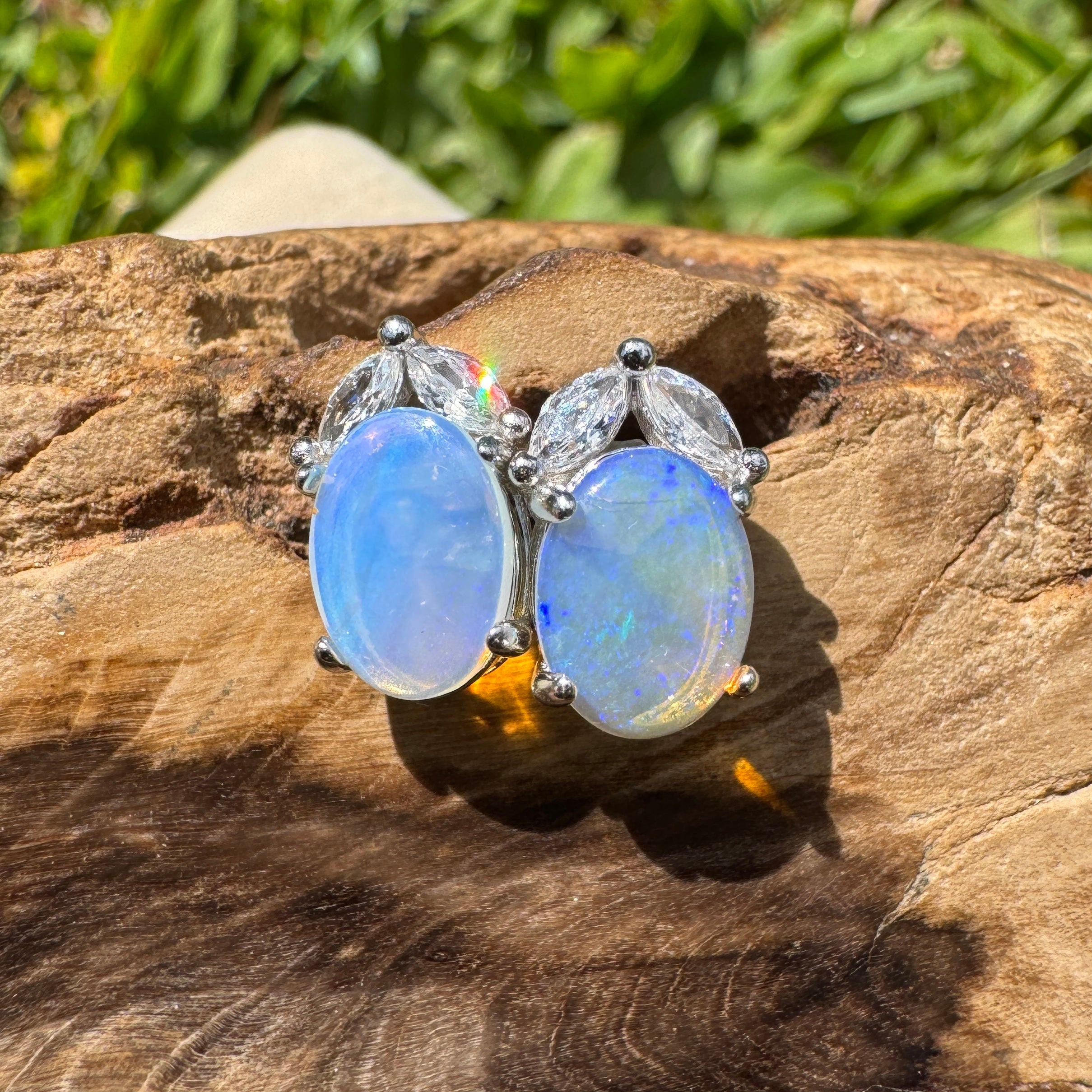1.3ct Lightning Ridge Opal Earrings ~ 'Lake Griffin Grandeur' | 925 Sterling Silver | Solid Australian Opal (Copy)