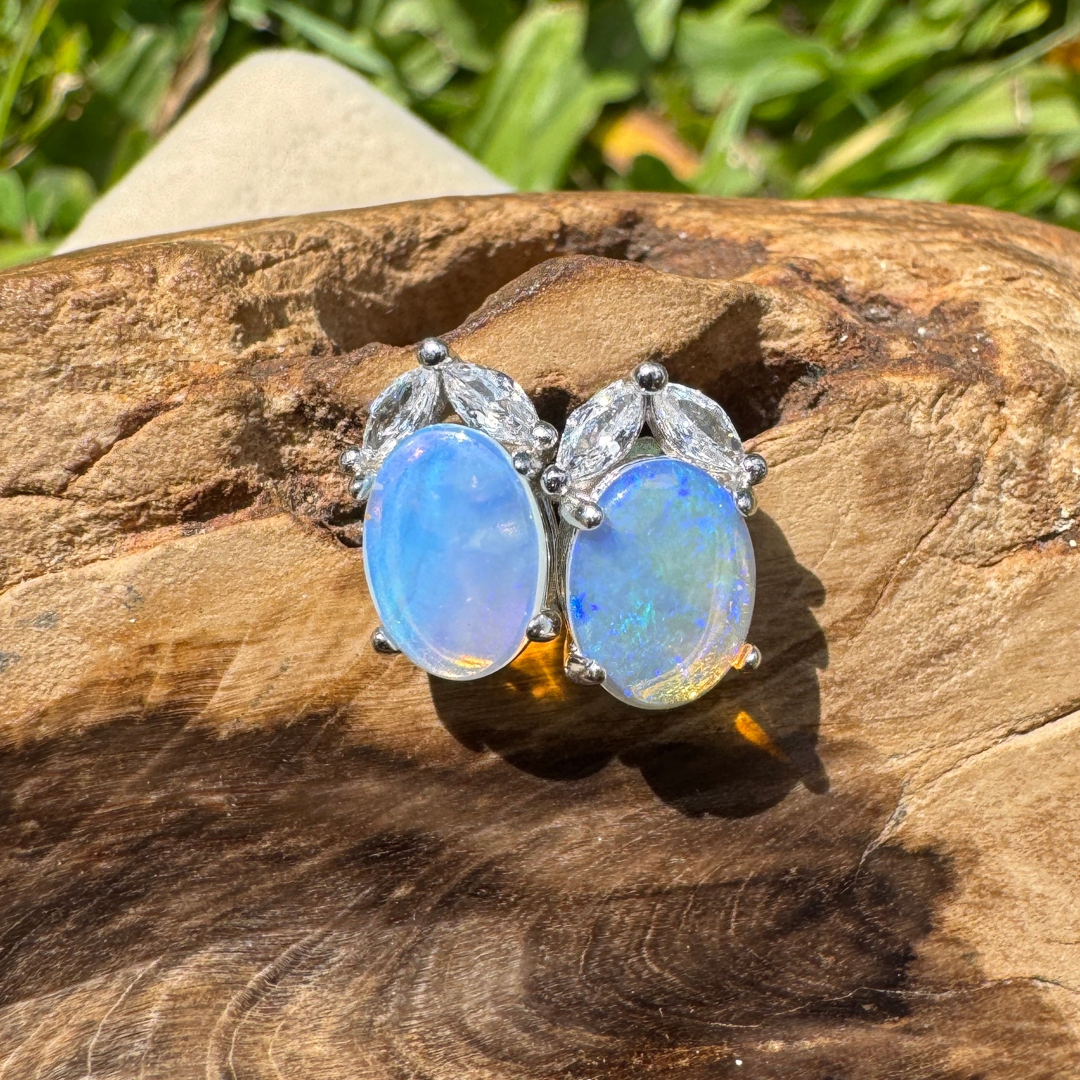 1.3ct Lightning Ridge Opal Earrings ~ 'Lake Griffin Grandeur' | 925 Sterling Silver | Solid Australian Opal (Copy)