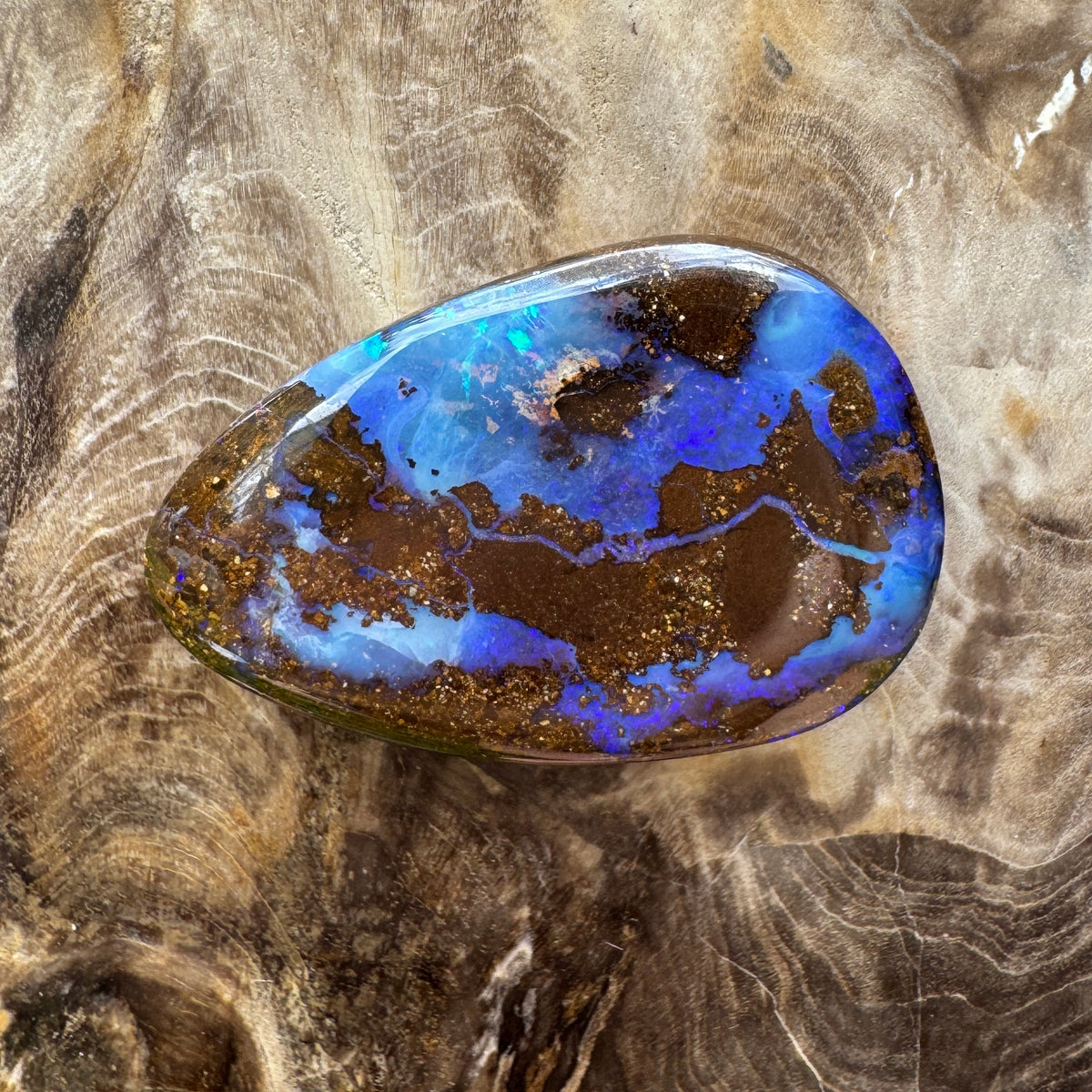 26ct Queensland Boulder Opal | Solid Australian Opal | Hand-Cut