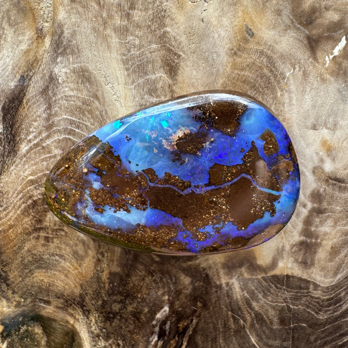 26ct Queensland Boulder Opal | Solid Australian Opal | Hand-Cut
