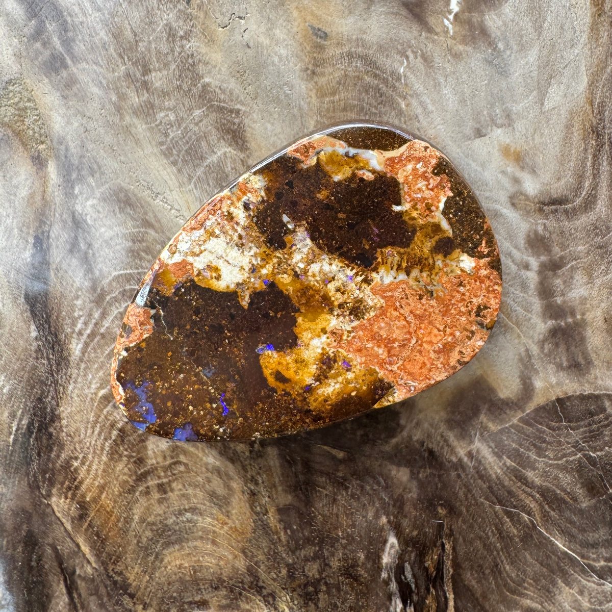 26ct Queensland Boulder Opal | Solid Australian Opal | Hand-Cut