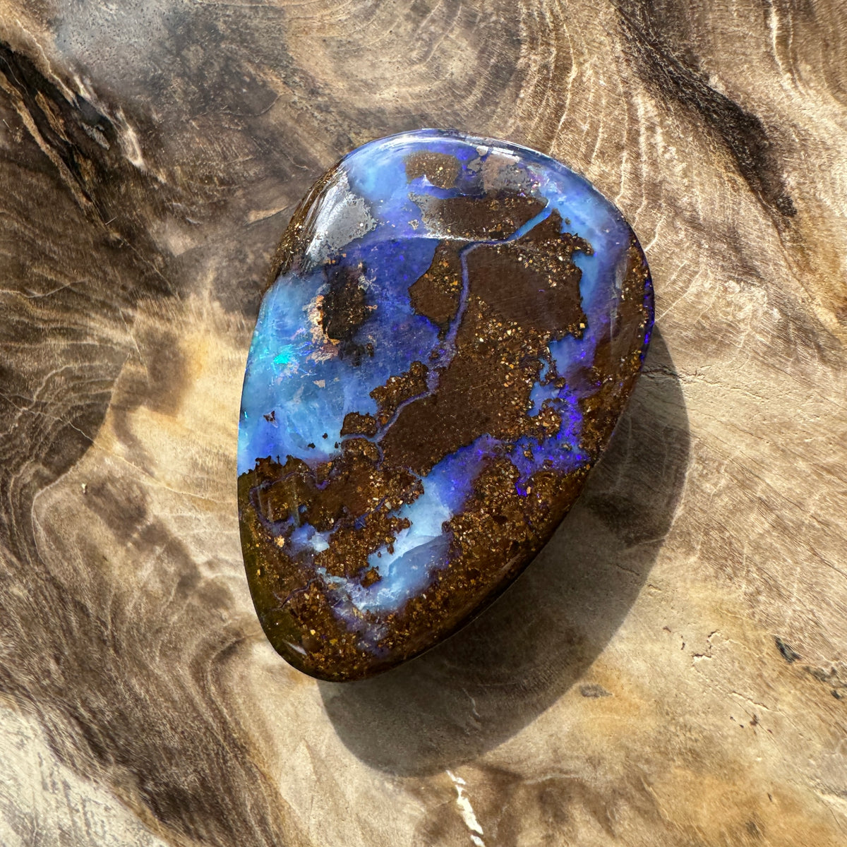 26ct Queensland Boulder Opal | Solid Australian Opal | Hand-Cut