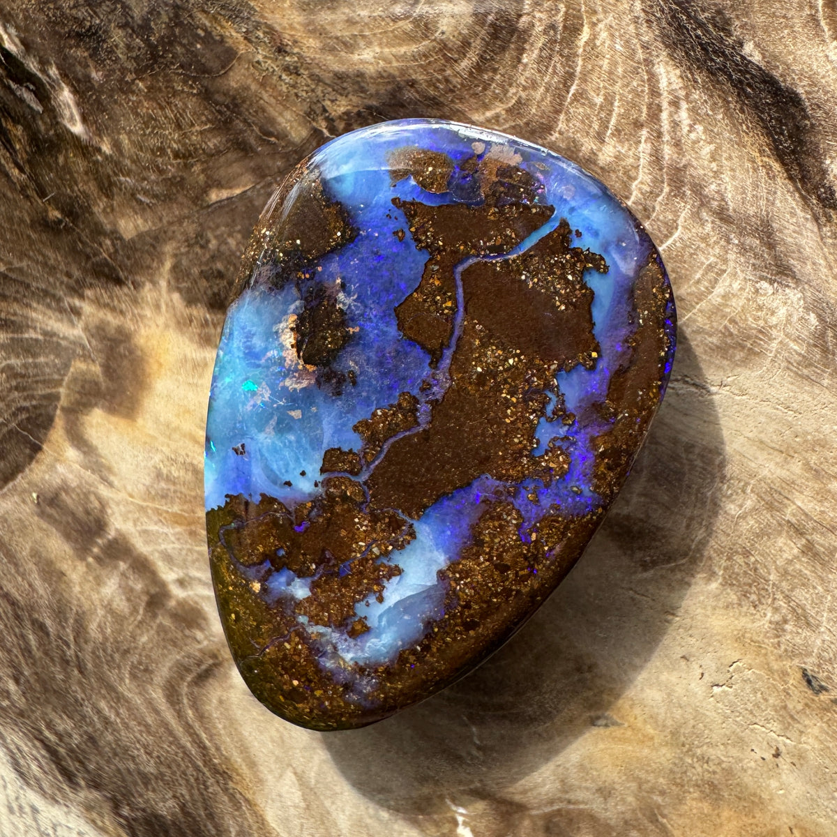 26ct Queensland Boulder Opal | Solid Australian Opal | Hand-Cut