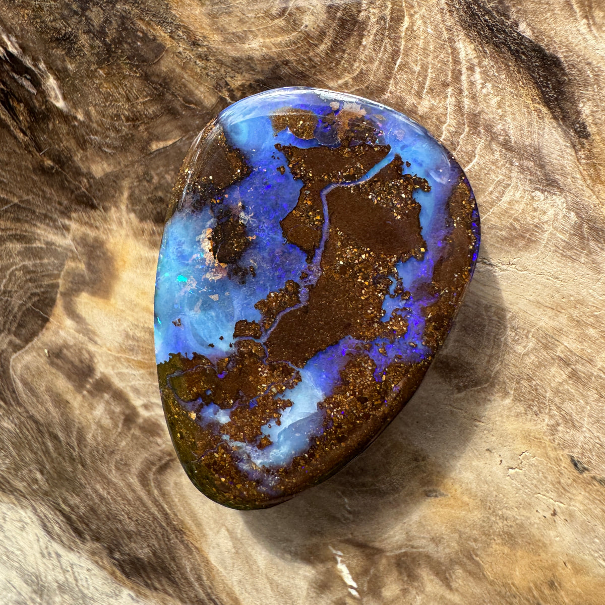 26ct Queensland Boulder Opal | Solid Australian Opal | Hand-Cut