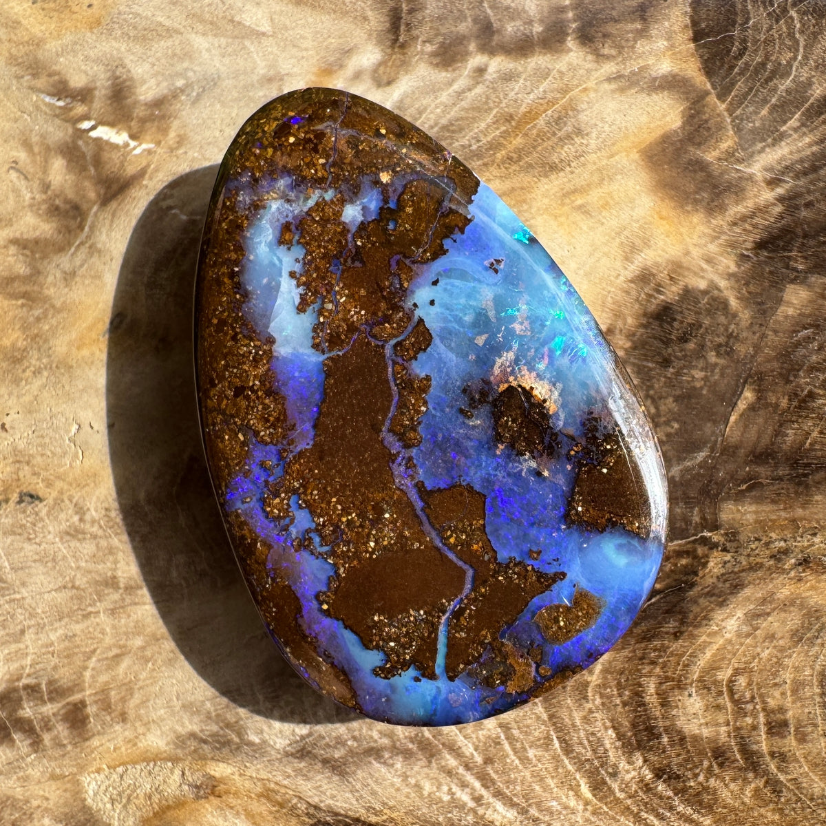 26ct Queensland Boulder Opal | Solid Australian Opal | Hand-Cut