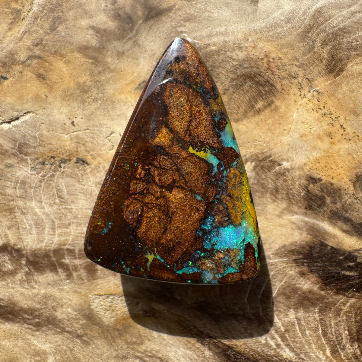 20ct Queensland Boulder Opal | Solid Australian Opal | Hand-Cut